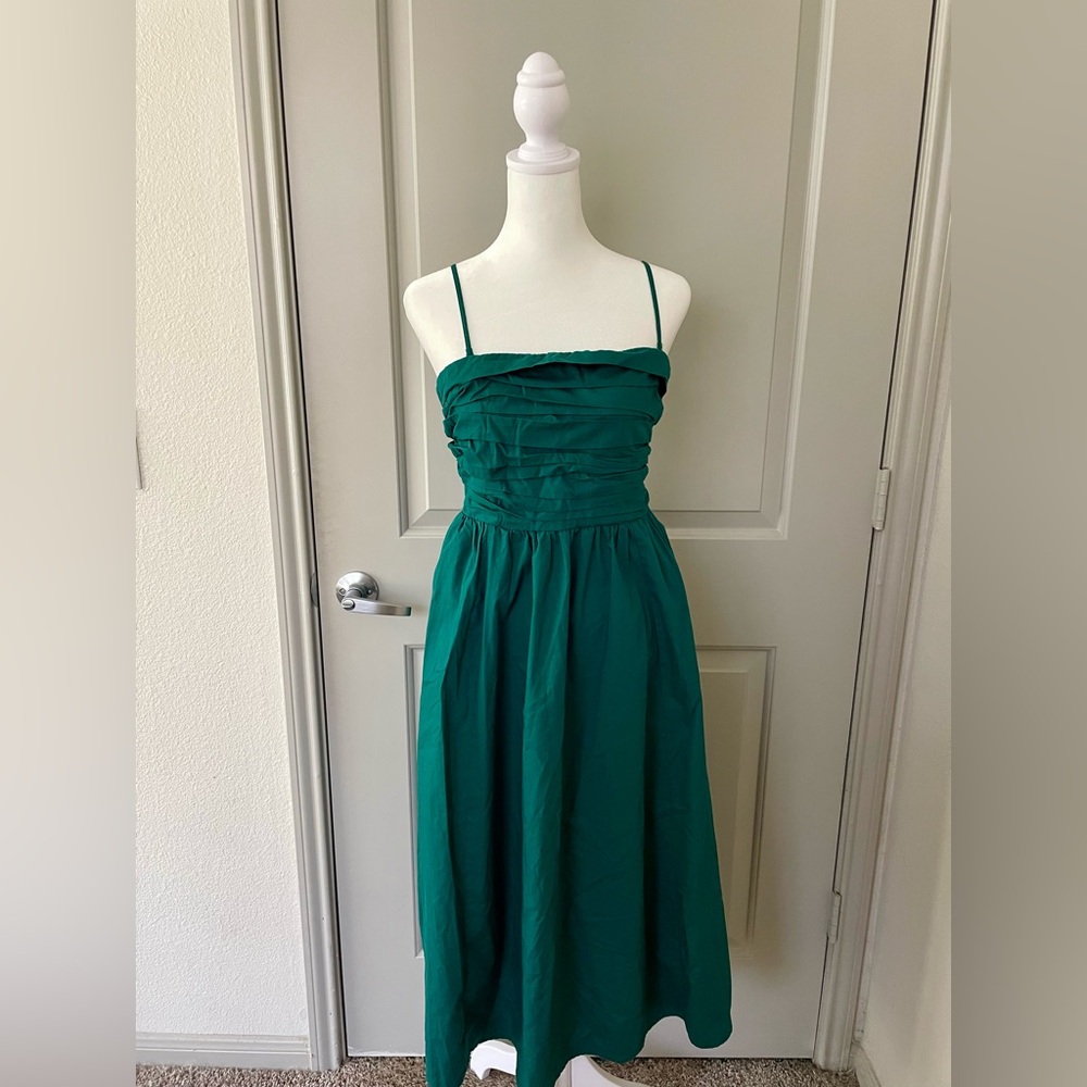 Abercrombie & Fitch Teal Midi Dress